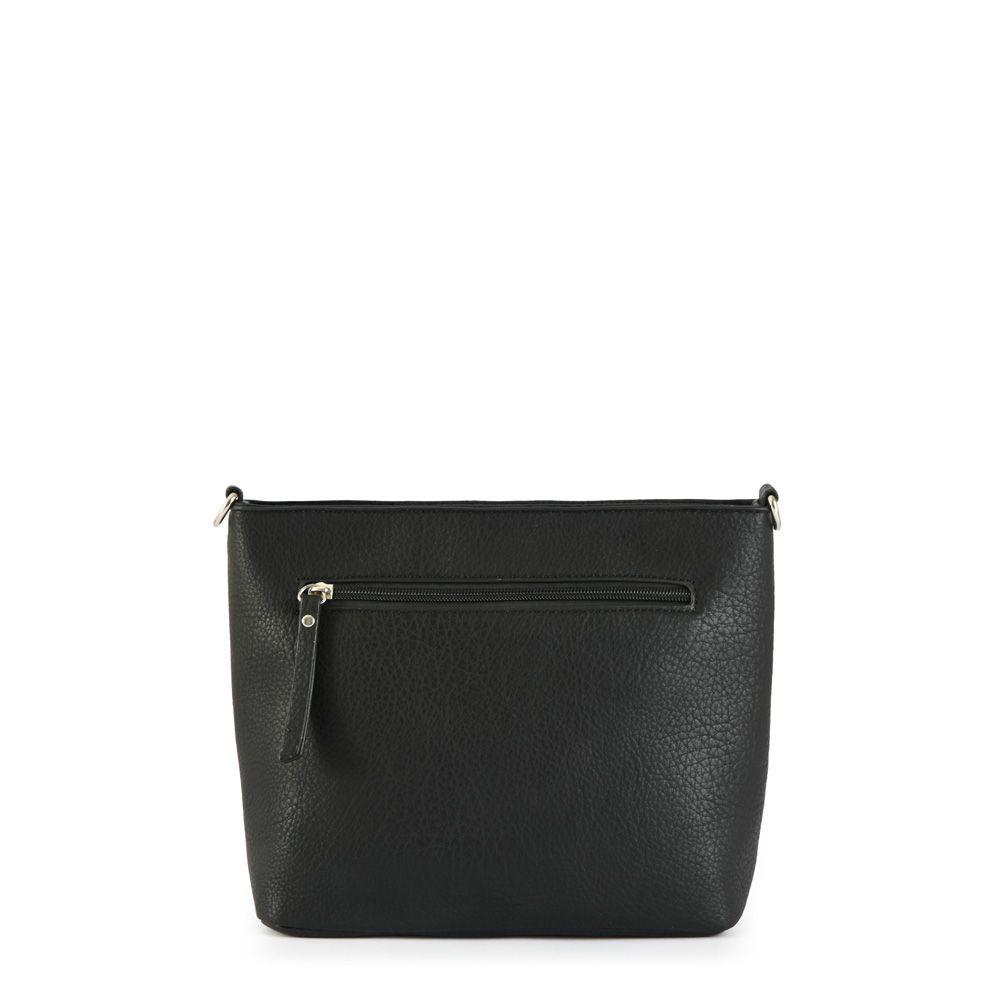 Cartera bandolera mediana kristal negro-2