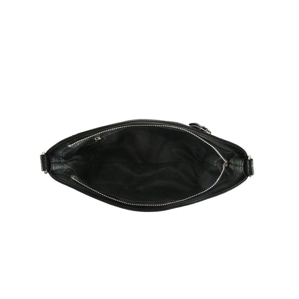 Cartera bandolera mediana kristal negro-3