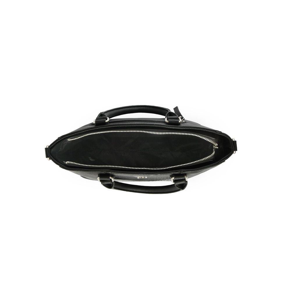 Cartera dos asas pequeña clarisa negro-3