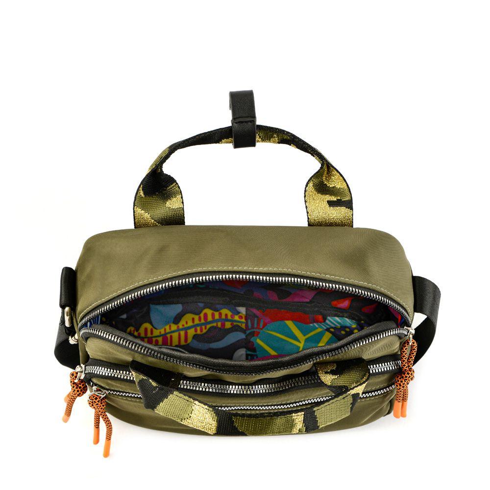 Yali Cartera Bandolera Verde Oscuro-3