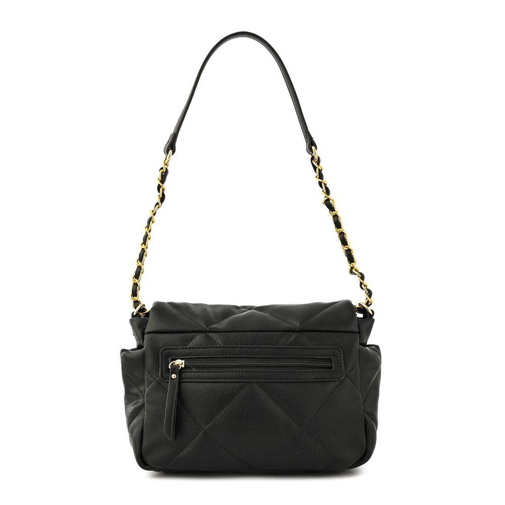 Cartera bandolera con tapa pequeña liesel negro especial-2