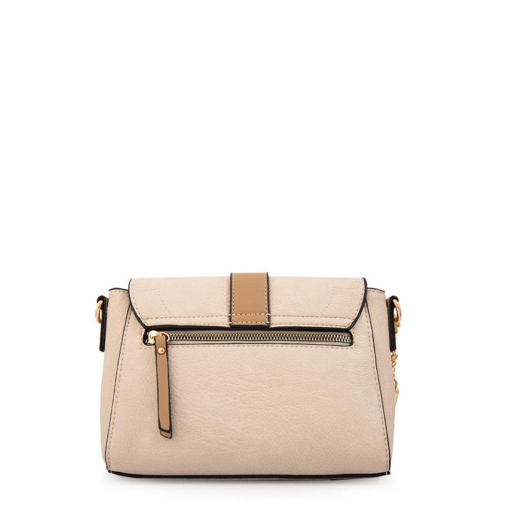 Cartera bandolera con tapa fabiola blanco crudo-2