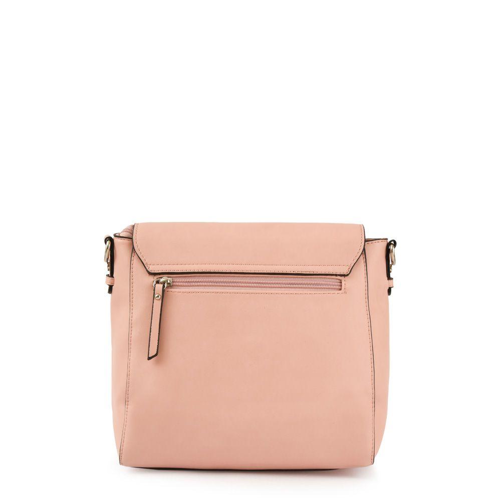 Cartera bandolera con tapa mediana aydin rosado-2