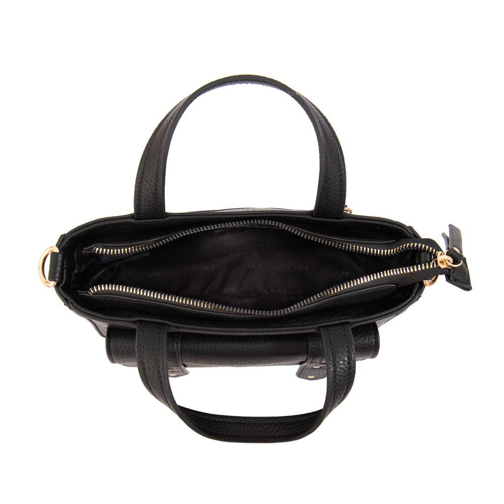 Cartera tote tyra pequeña negro-3