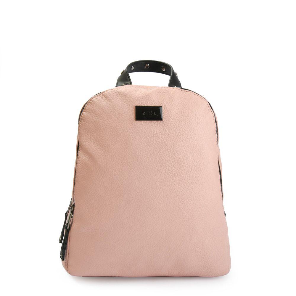 Mochila mediana platinum rosado-0