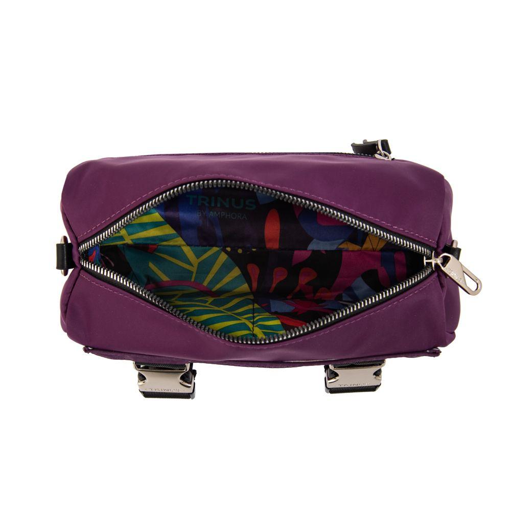 Cartera bandolera college pequeña morado-3