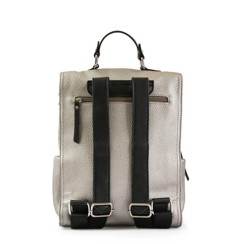 Mochila zuleika plateado oscuro-2