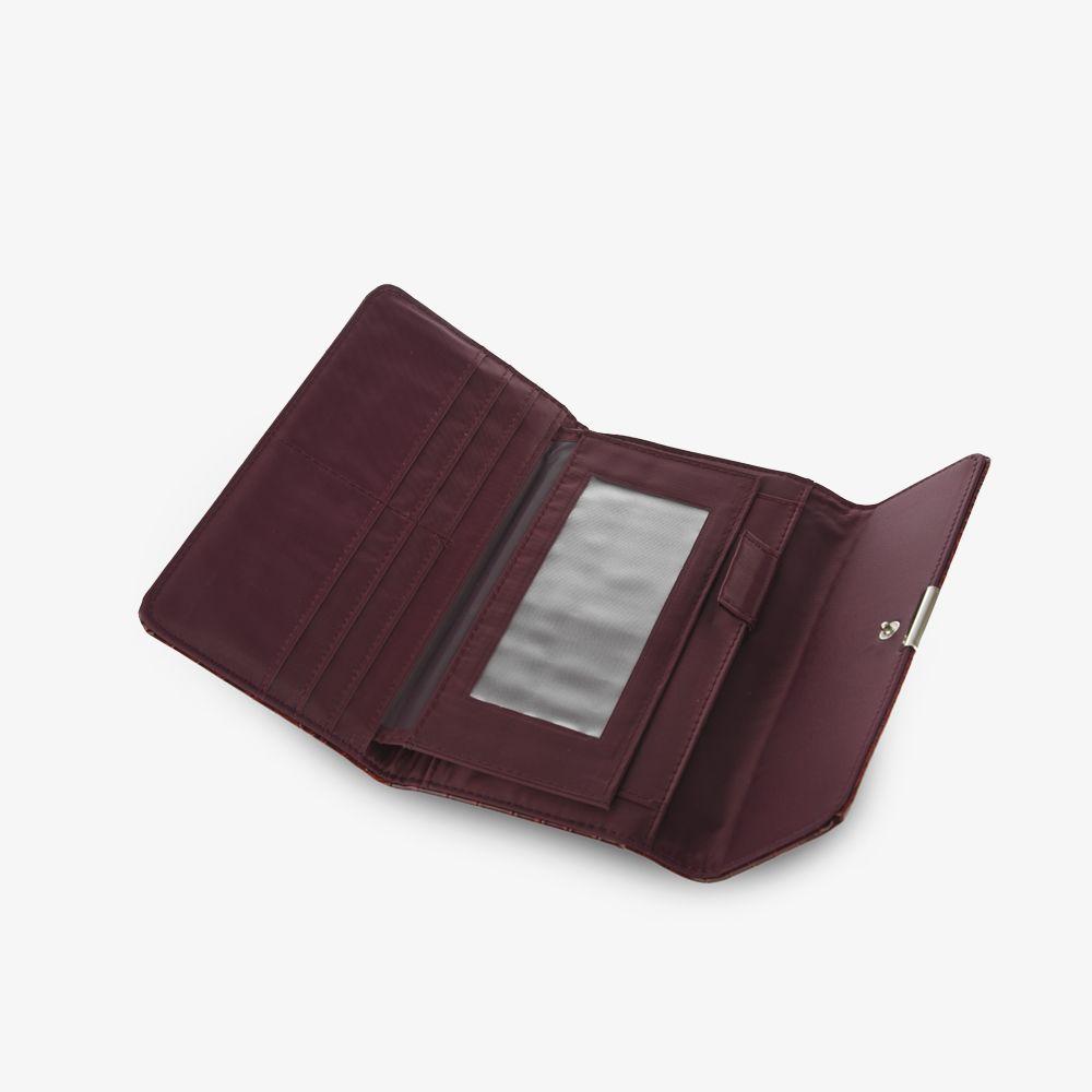 Chequera con flap caroline rojo-3