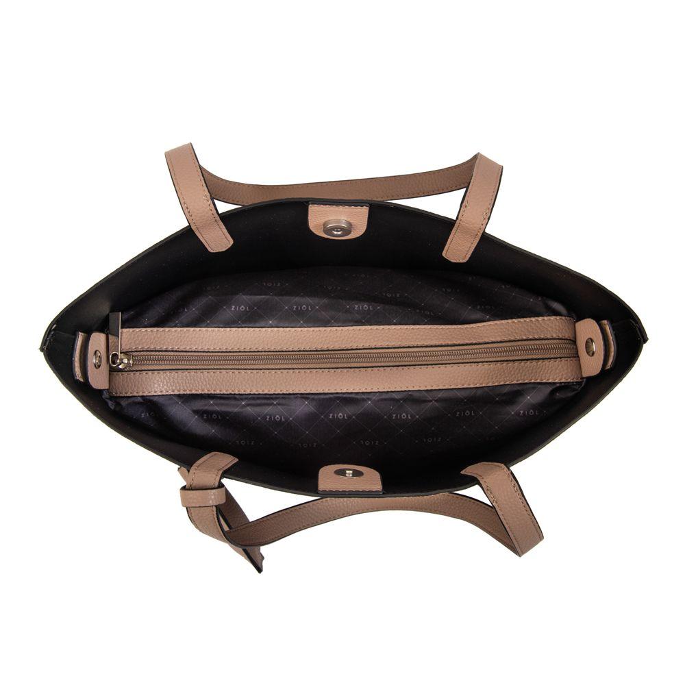 Cartera tote brunilda grande taupe-3