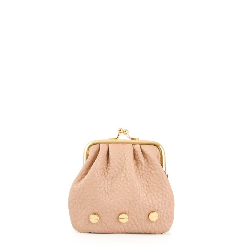 Monedero pellizco pequeña trachi beige-0