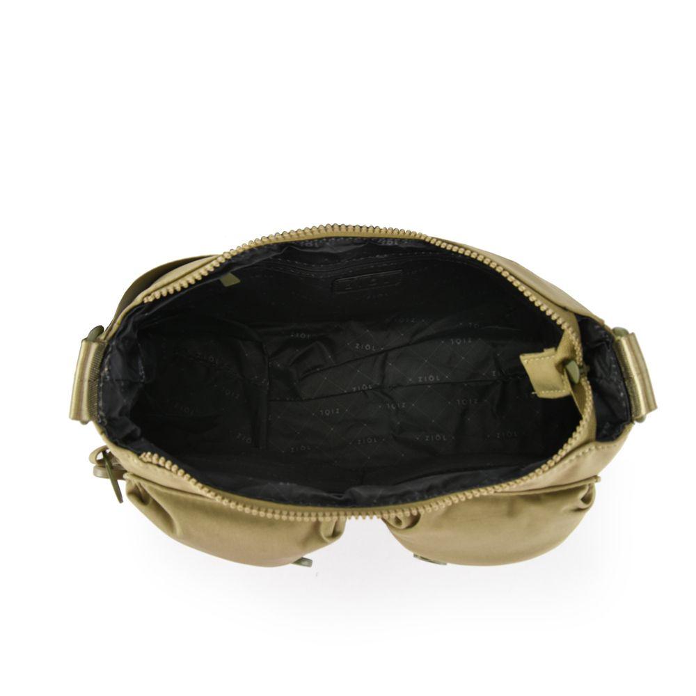 Cartera bandolera mediana veby verde oliva-3