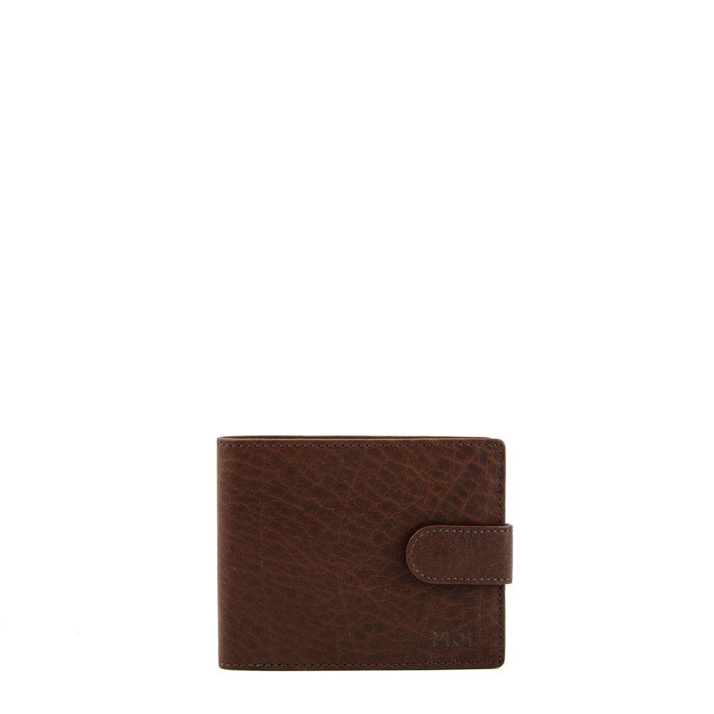 Billetera con aleta mediana mauricio café oscuro-0