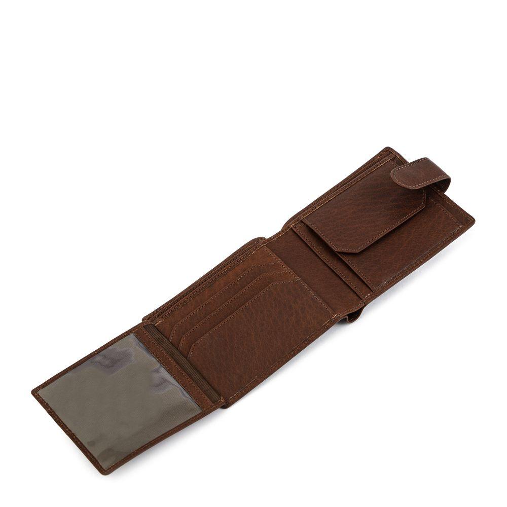 Billetera con aleta mediana mauricio café oscuro-2