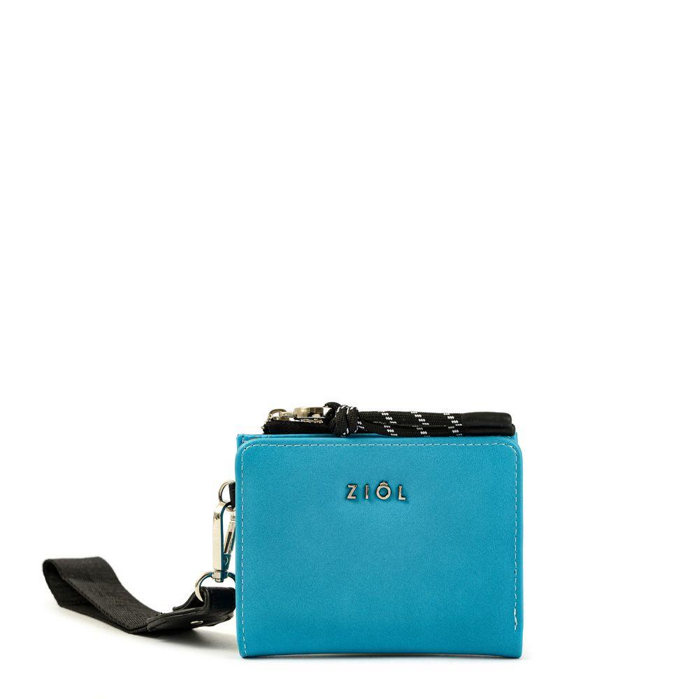 Billetera cierre exterior pequeña heidi turquesa-0