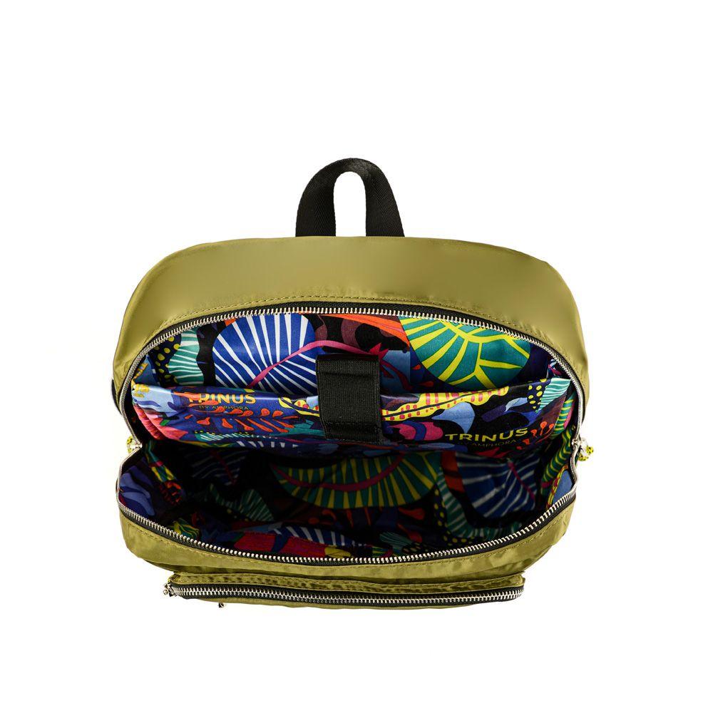 Paz Mochila Porta Notebook Verde Oscuro-3