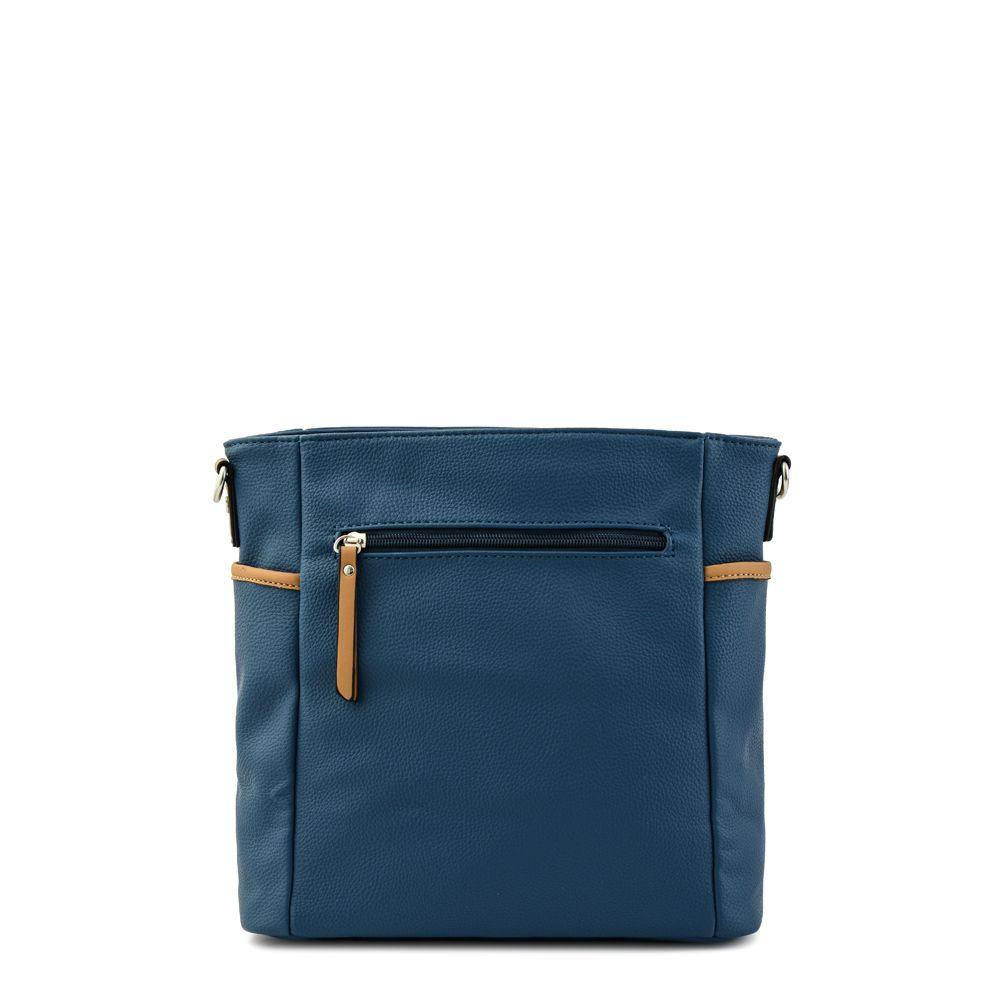 Cartera bandolera pequeña lima azul-2