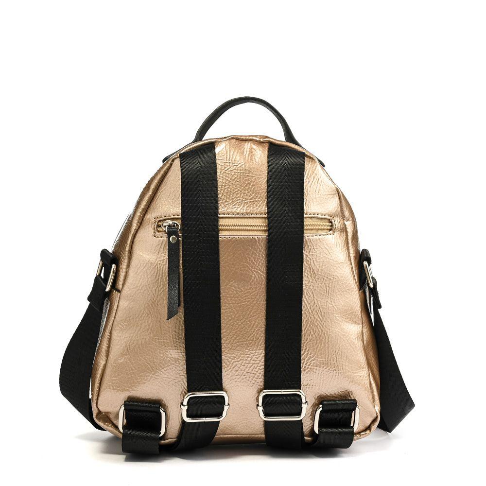 Mochila mediana calisto dorado oscuro-2