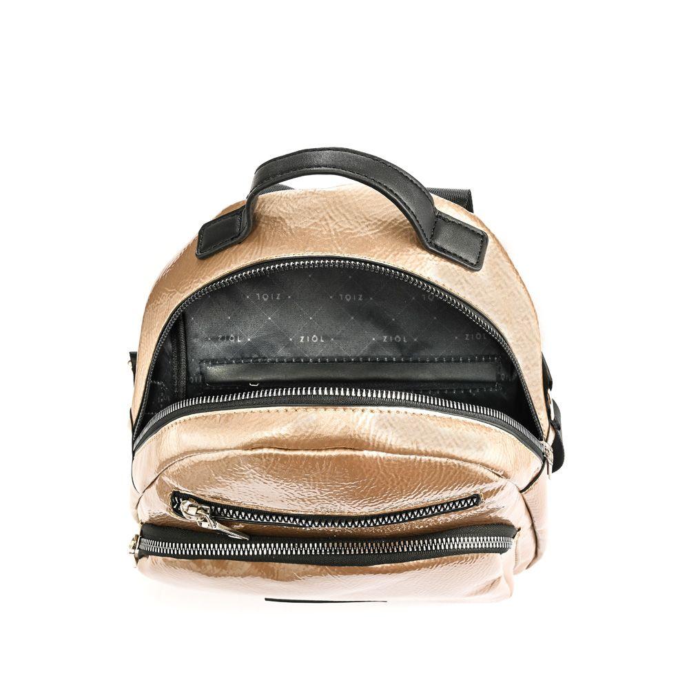 Mochila mediana calisto dorado oscuro-3