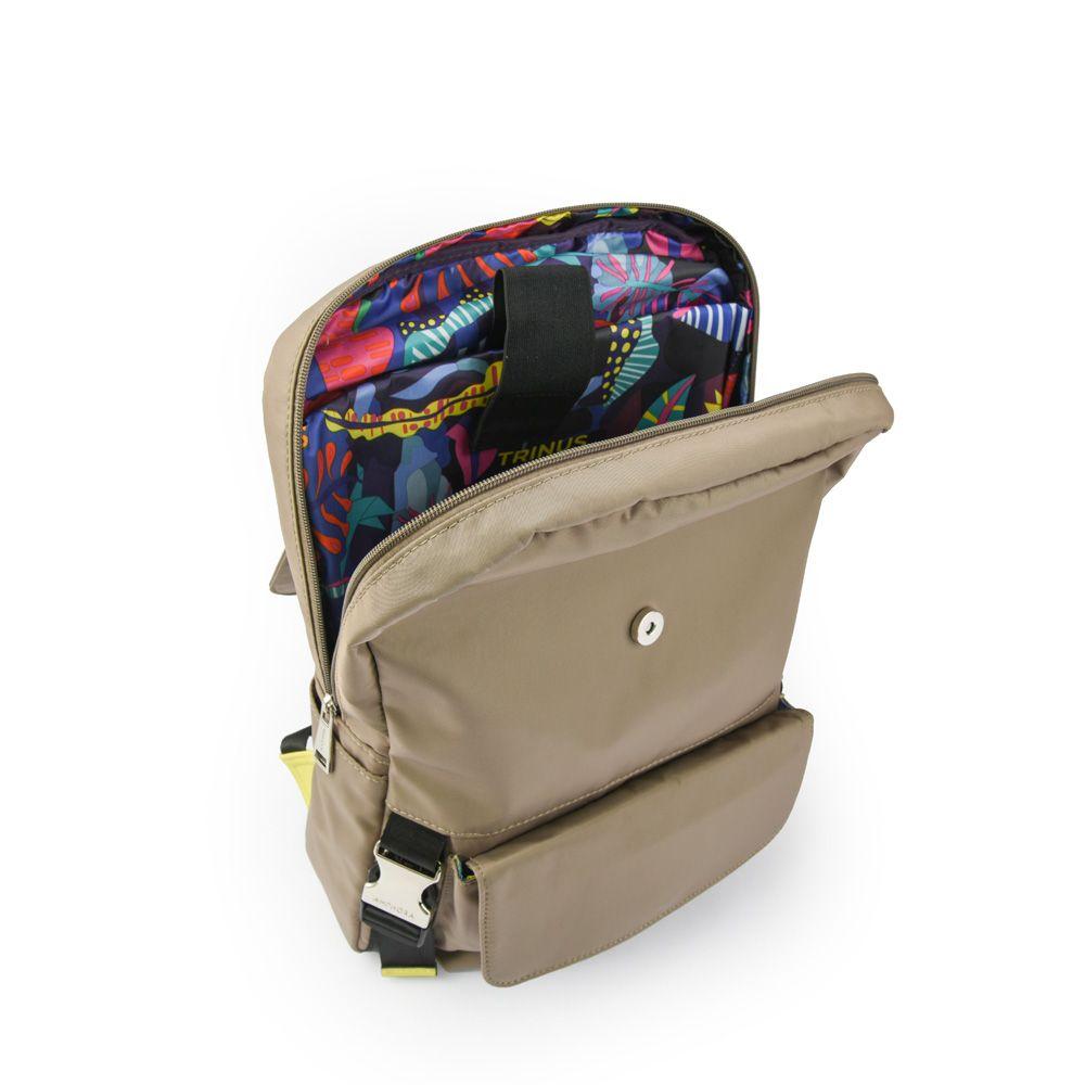 Mochila porta notebook grande freydis taupe-3