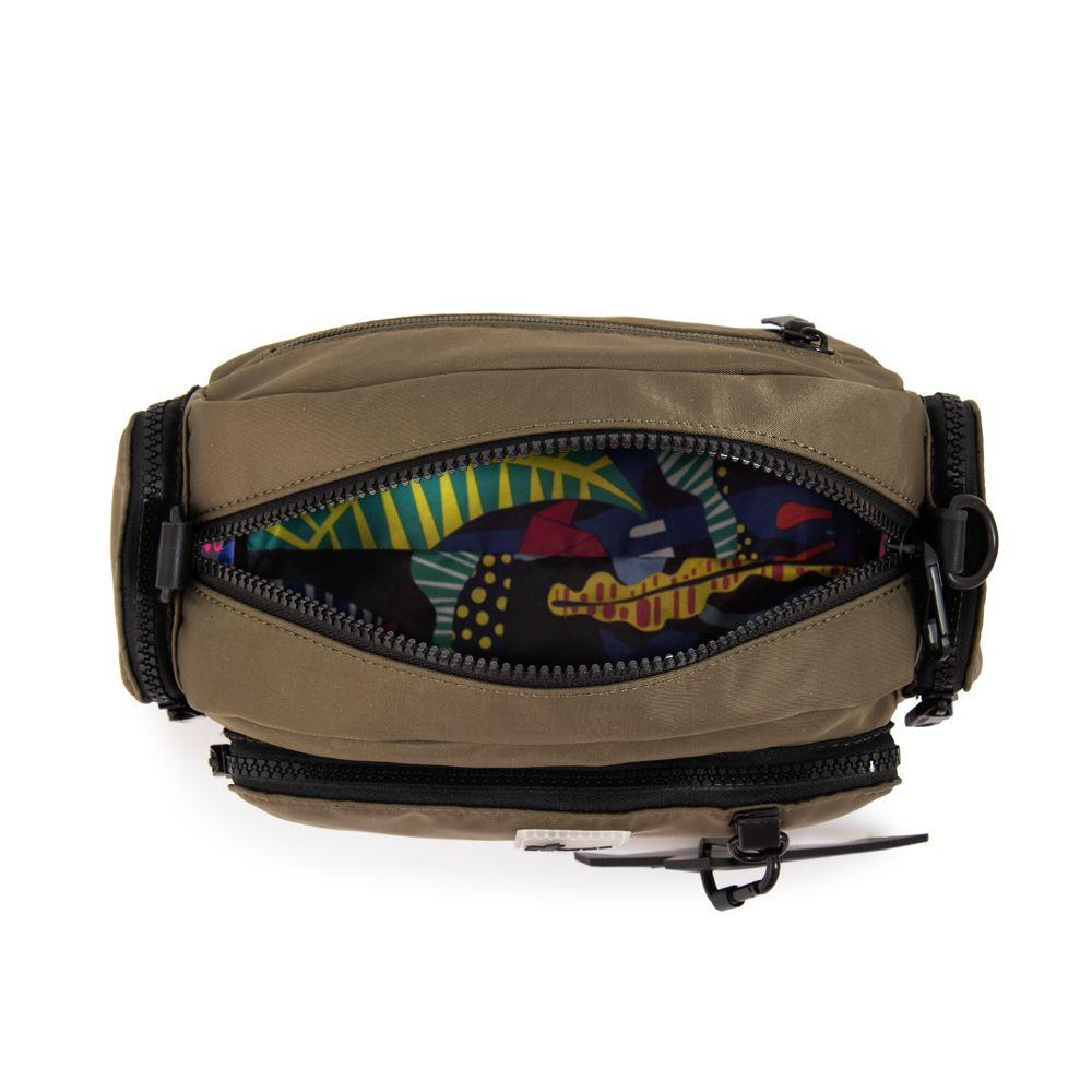 Cartera Bandolera mediana lorenza verde oliva-3