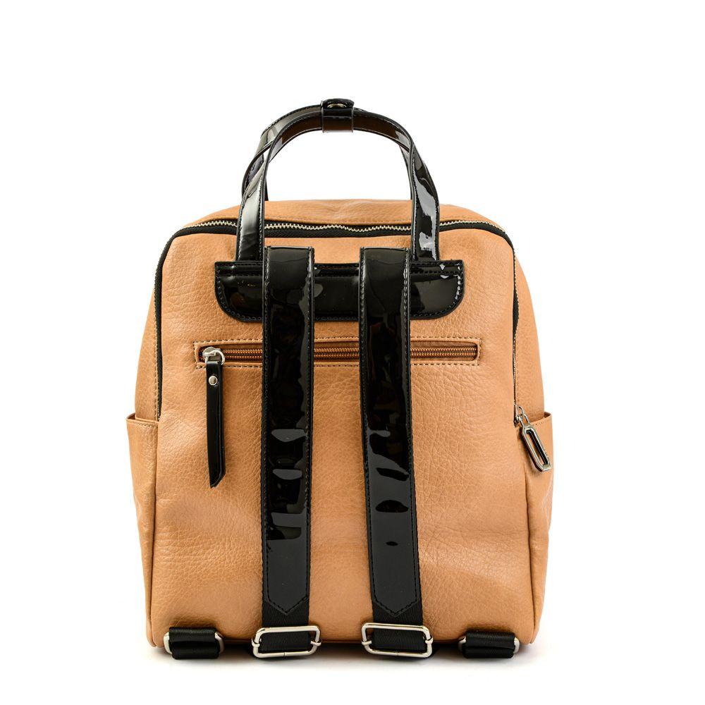 Mochila Mediana Clara Camel-2