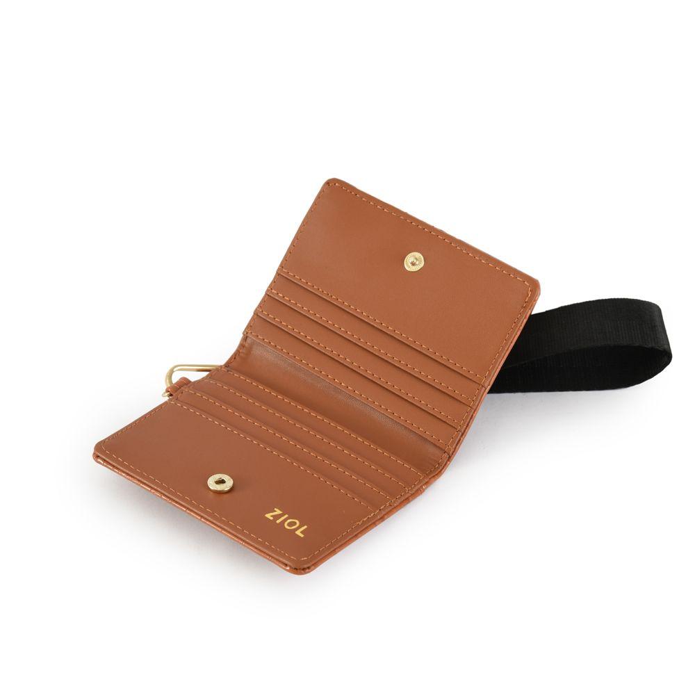Tarjetero con ventana pequeña odzun camel-2