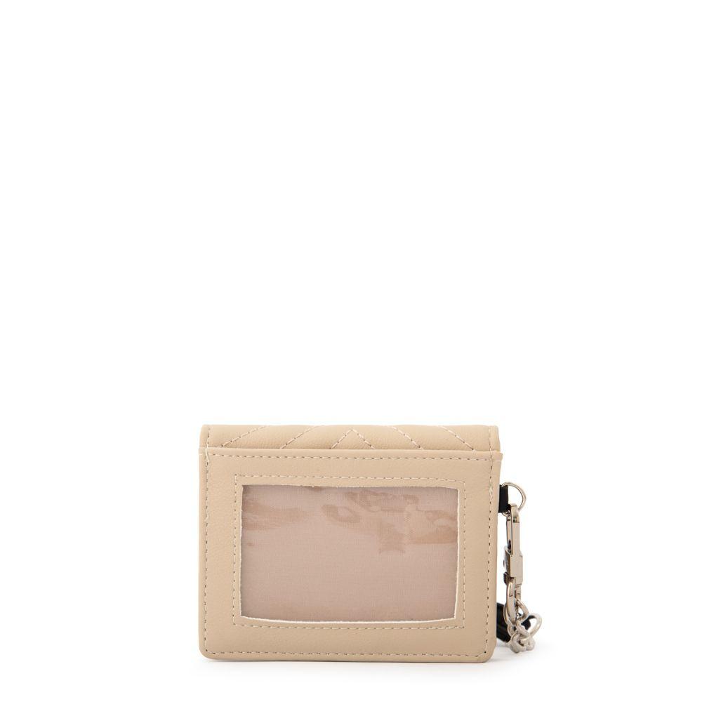 Tarjetero rectangular shanon pequeña beige-1