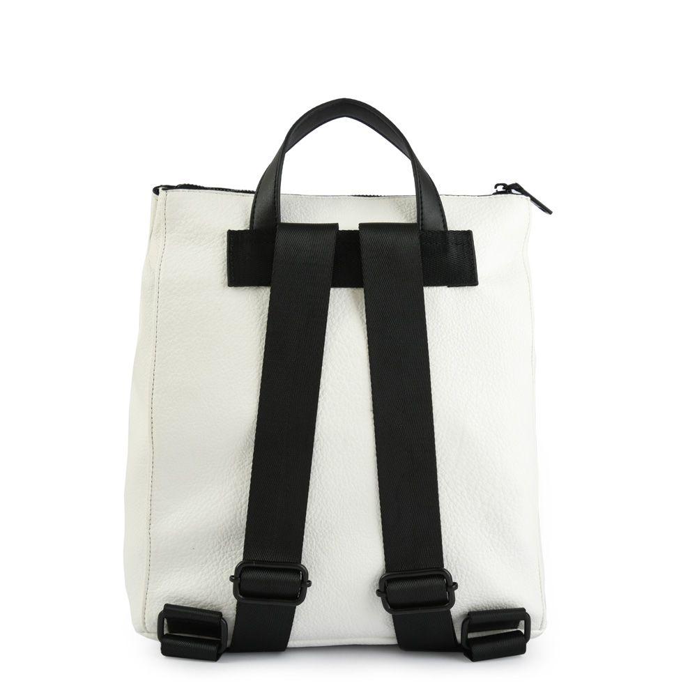 Mochila con tapa pequeña elara blanco-2