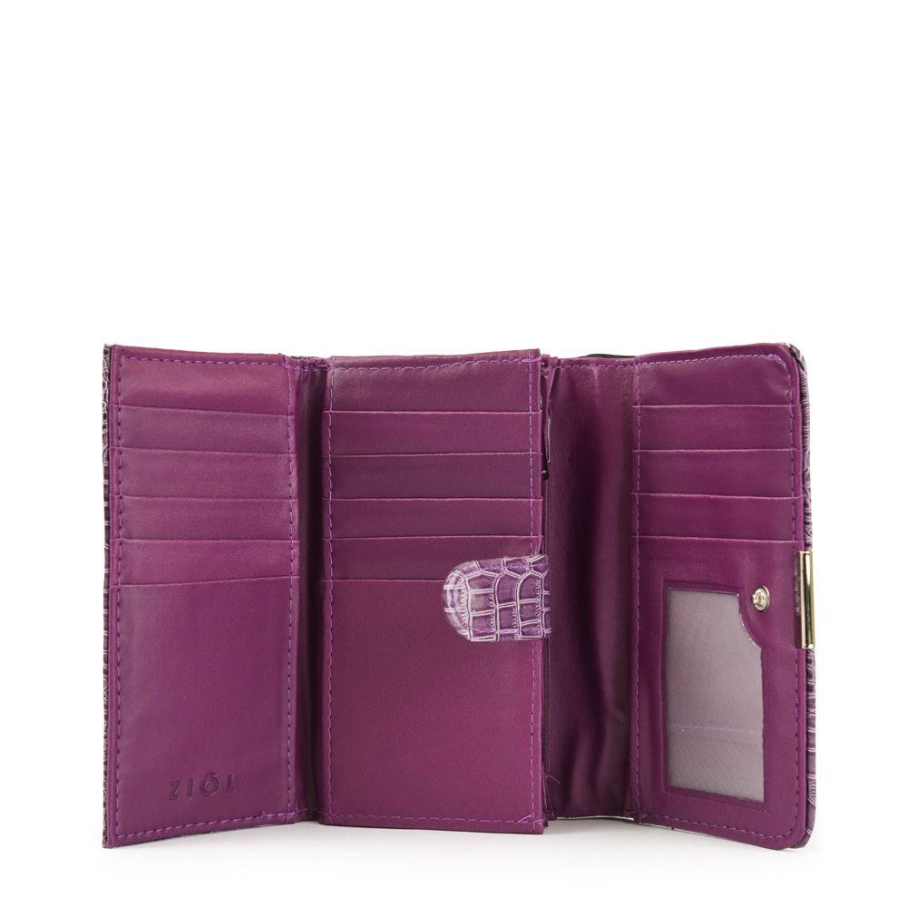 Billetera Ziol Mediana Caroline Morado-2