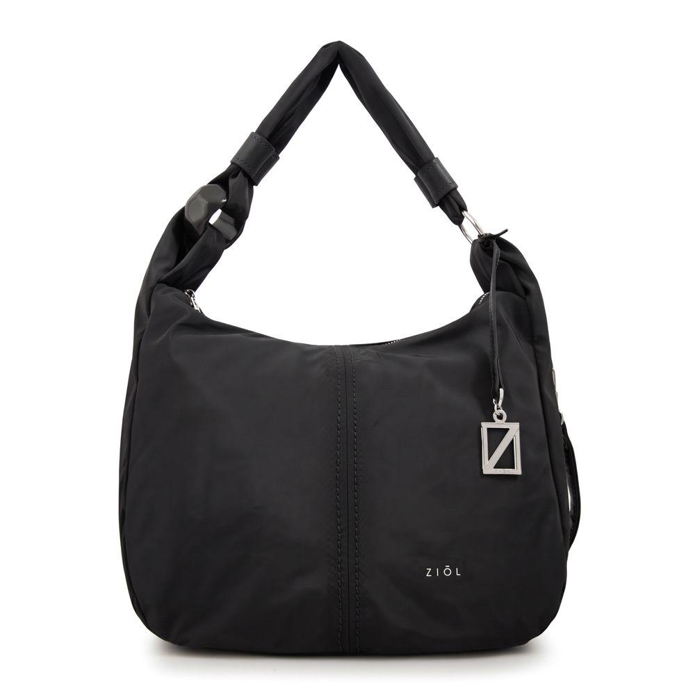 Cartera corte oval casandra grande negro-0
