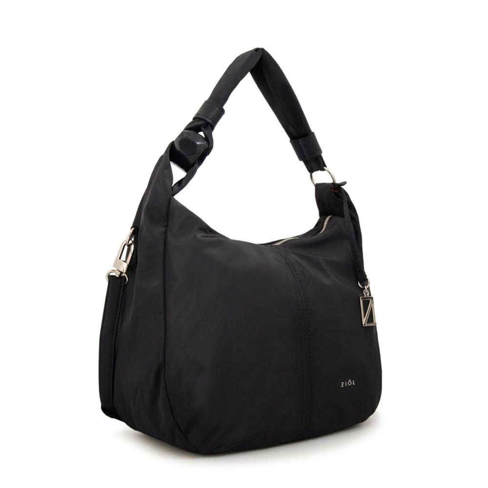Cartera corte oval casandra grande negro-1