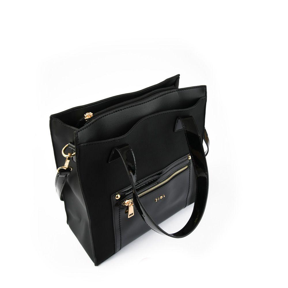 Cali Cartera Dos Asas Tres Divisiones Grande Negro-2