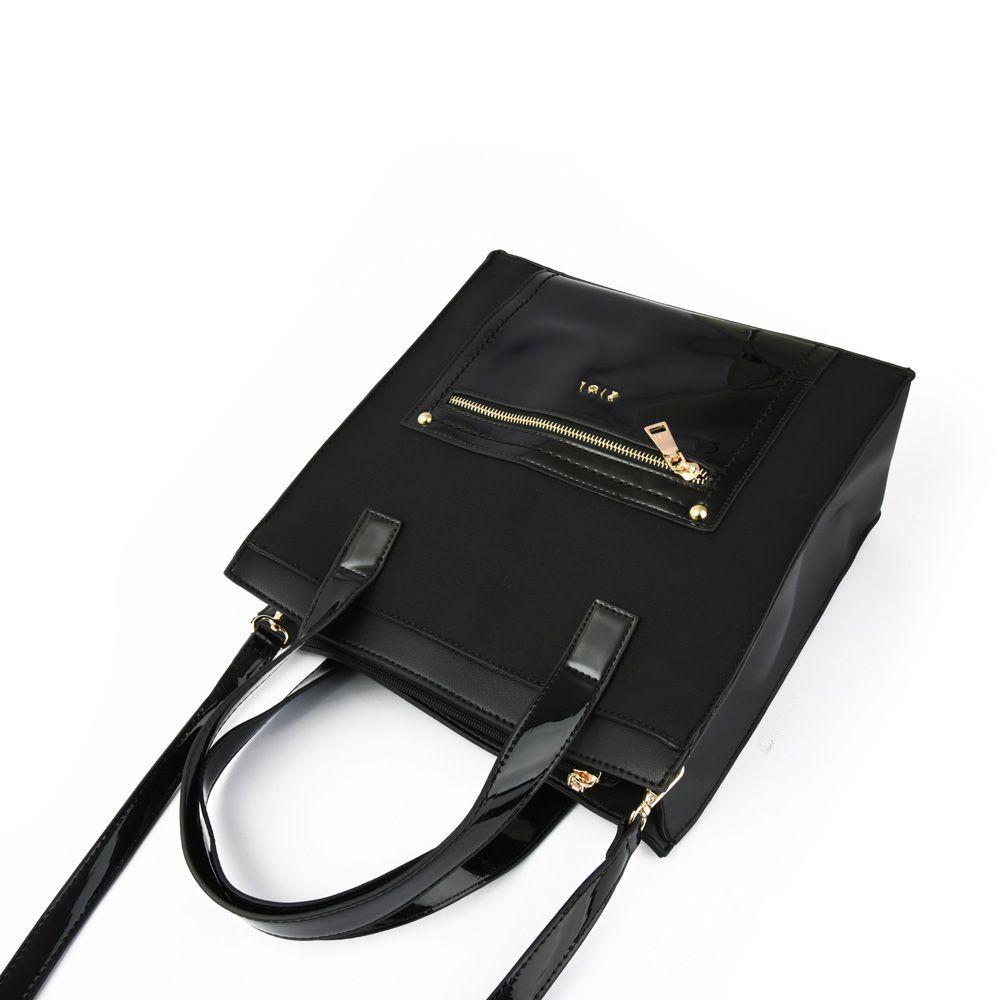 Cali Cartera Dos Asas Tres Divisiones Grande Negro-3