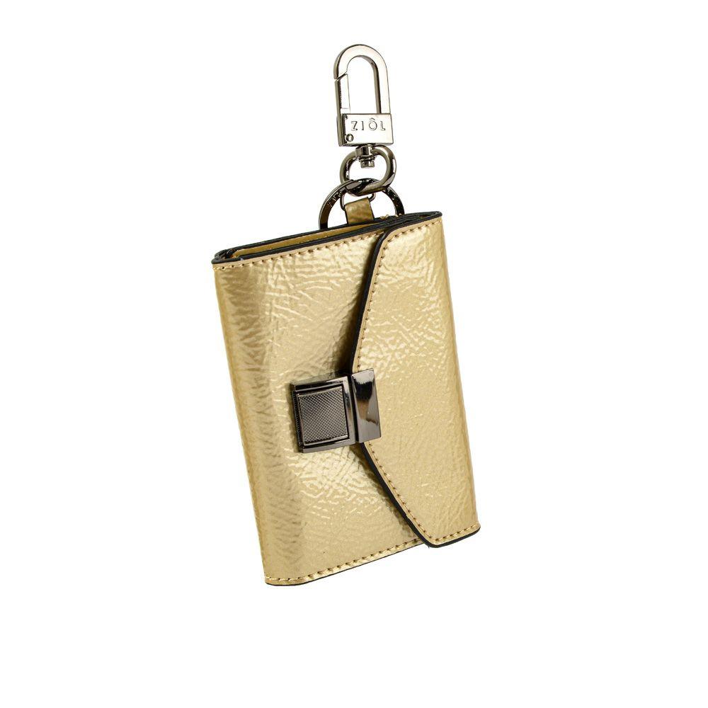 Llavero Tipo Monedero Parana Dorado Ziol-0