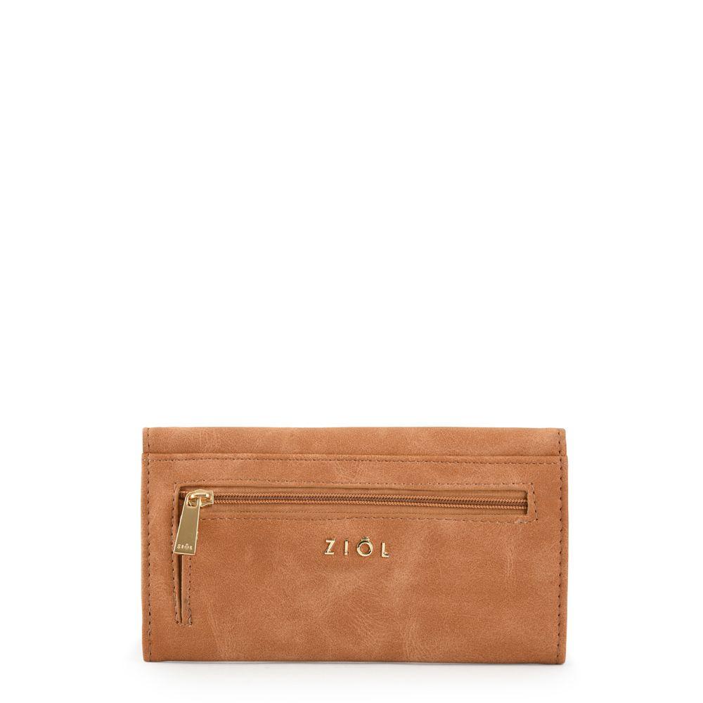 Billetera mediana sivila café-1