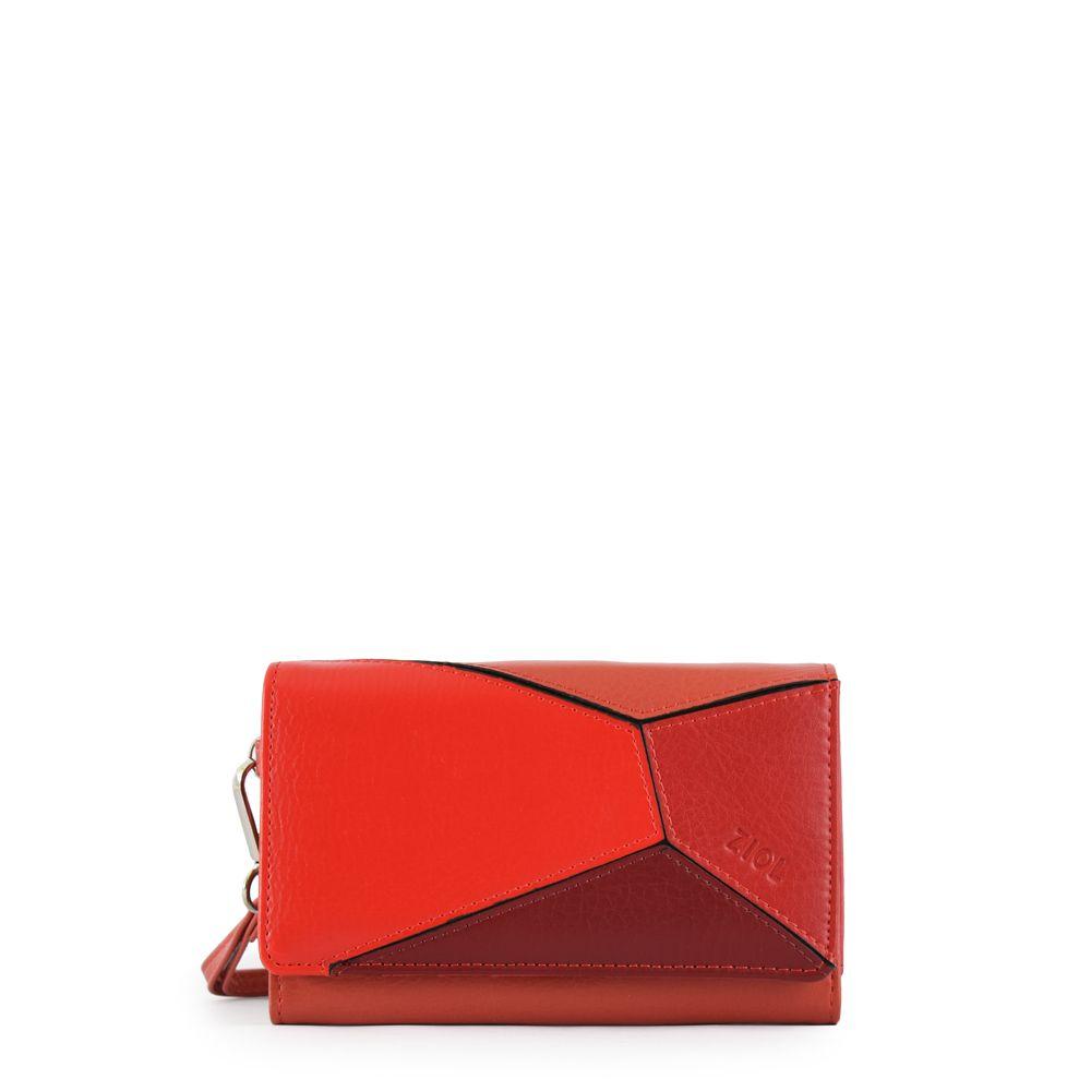Billetera acordeon mediana araxa rojo-0
