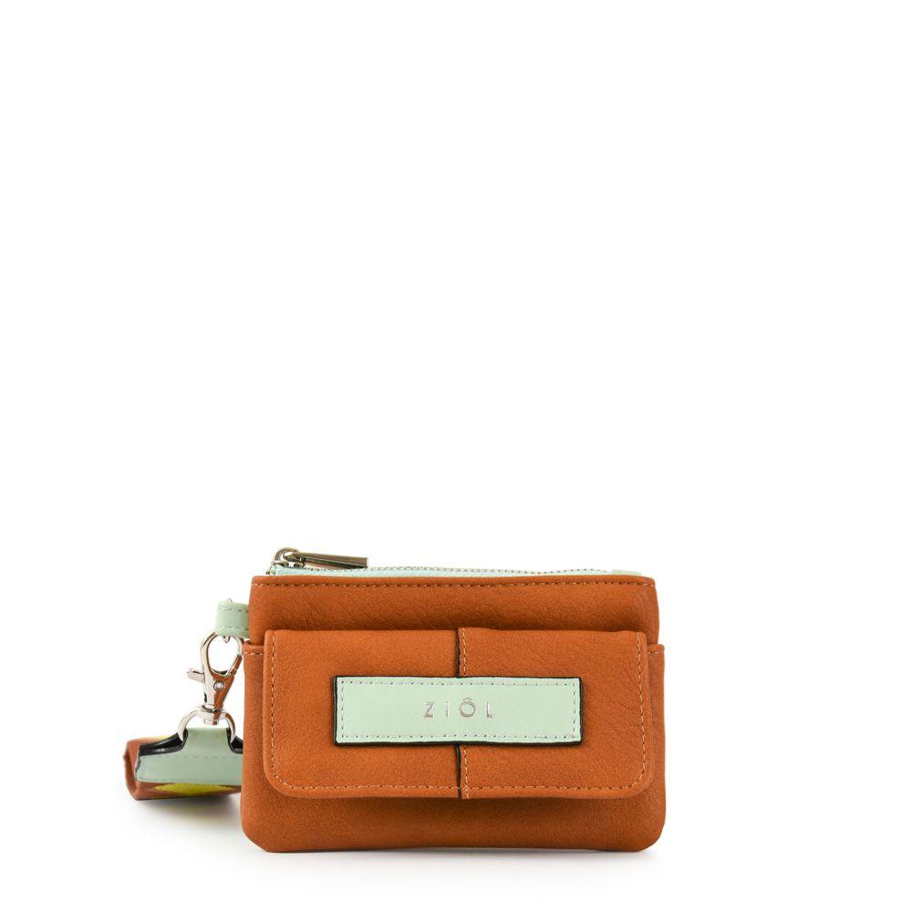 Monedero rectangular pequeña turin café-0