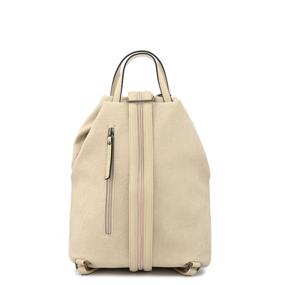 Mochila mediana triana blanco crudo-2