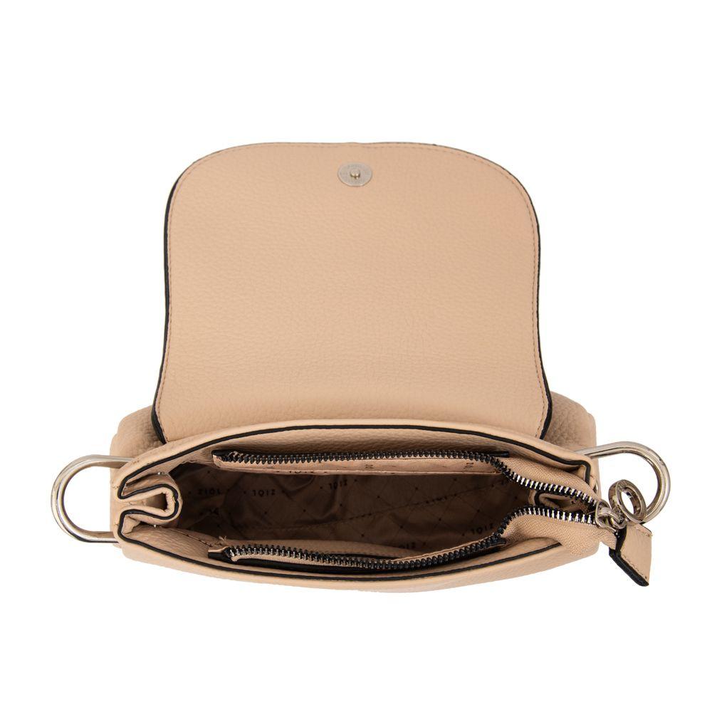 Cartera bandolera marcela mediana beige-3
