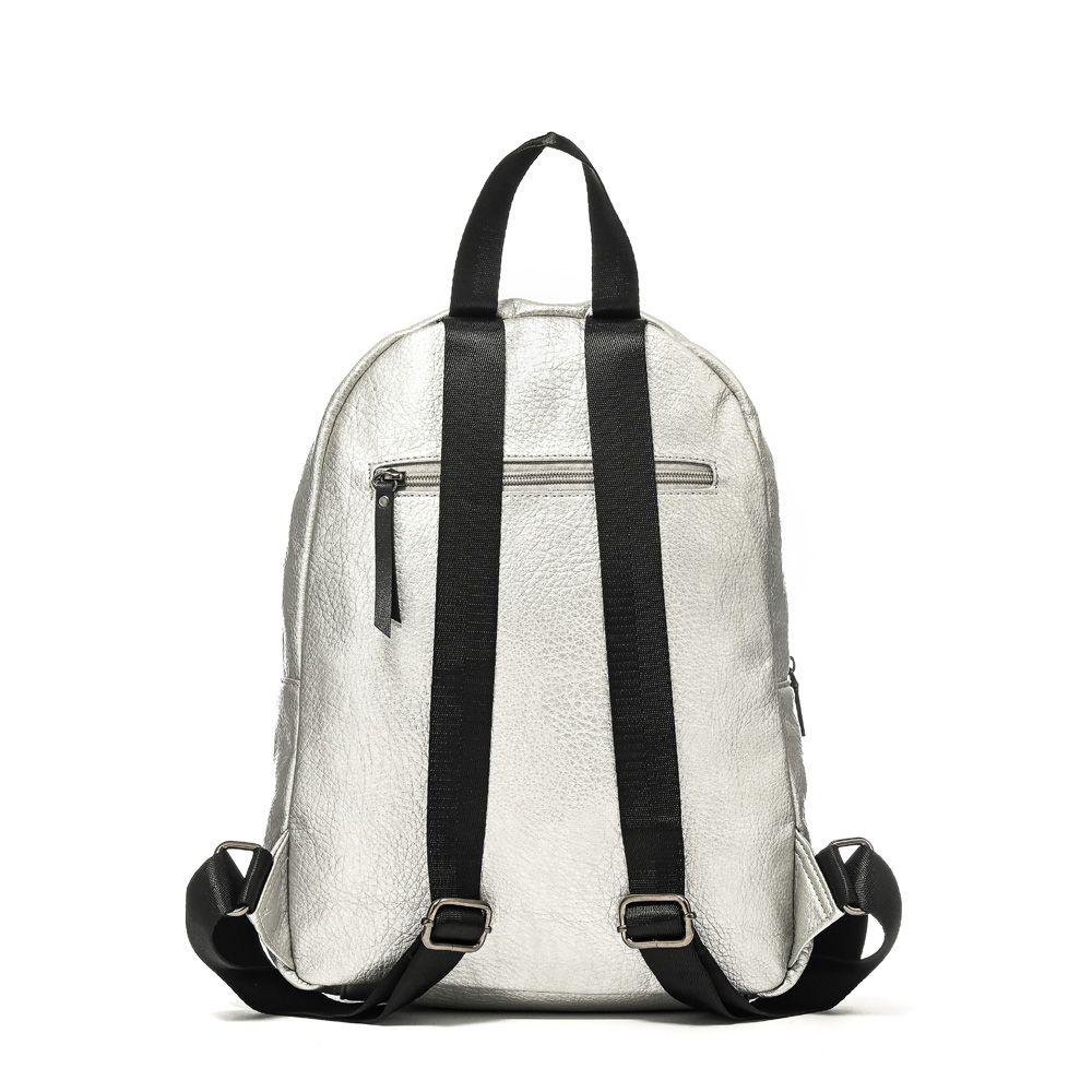 Mochila mediana cinci plateado-2