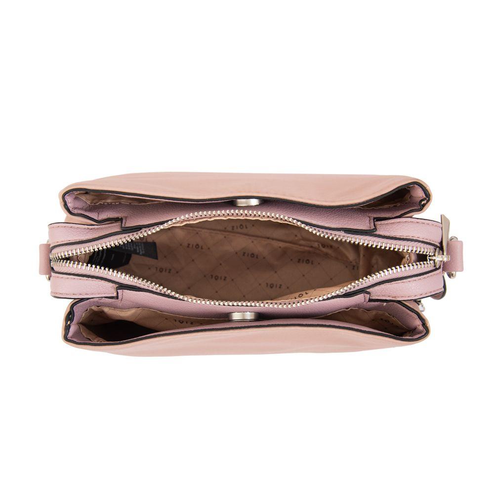 Cartera bandolera antonieta pequeña rosa viejo-3