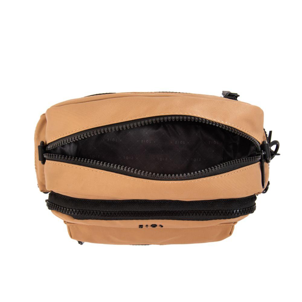 Cartera bandolera ronnie pequeña beige-3