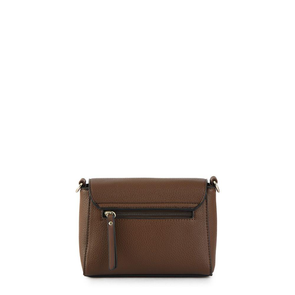 Cartera bandolera pequeña lucca café oscuro-2