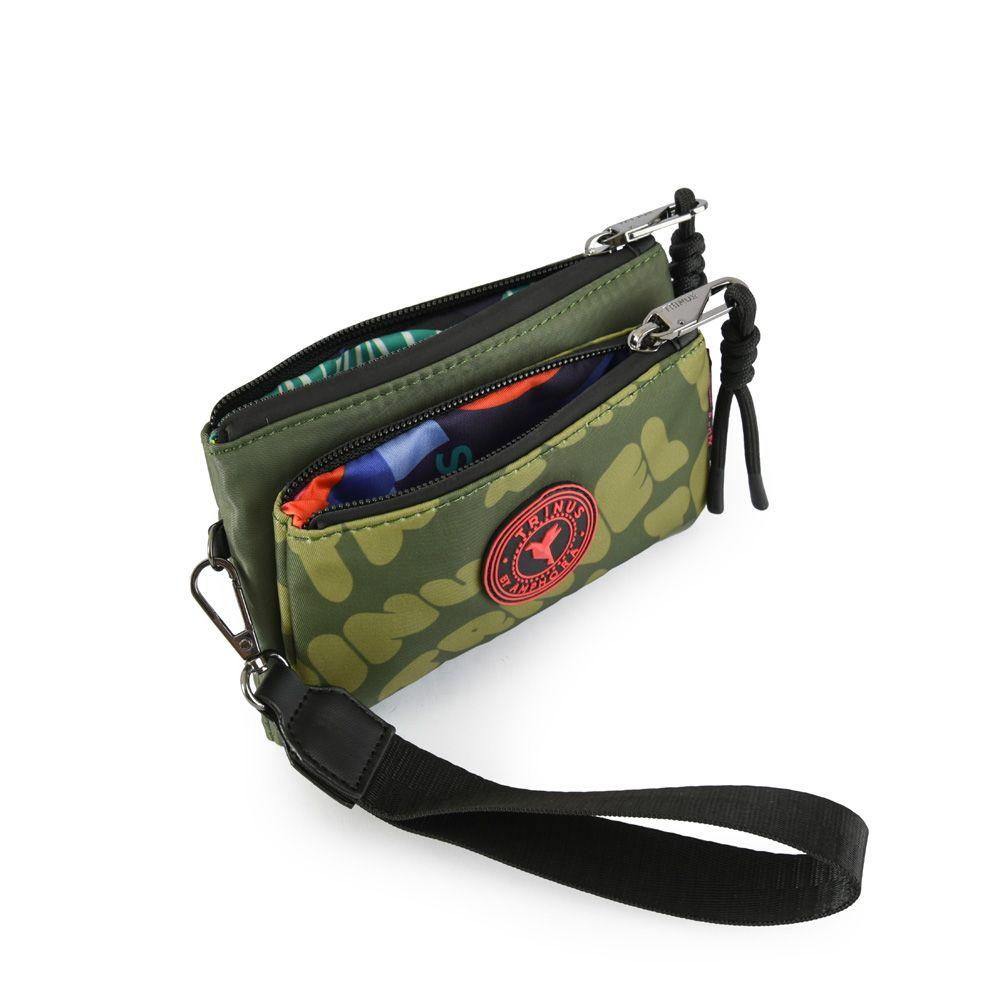 Billetera estuche mediana parl verde oliva-1