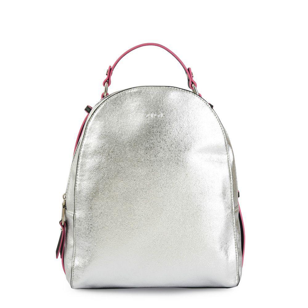 Mochila Ziol Mediana Jamie Plateado-1
