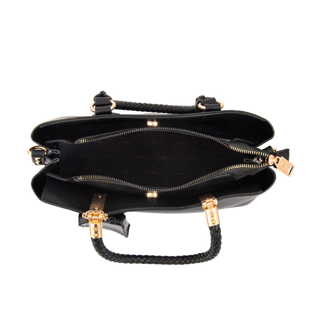 Cartera tote bambina mediana negro-3