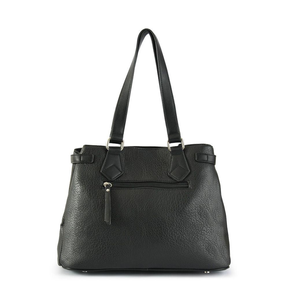 Cartera dos asas mediana siena negro-2
