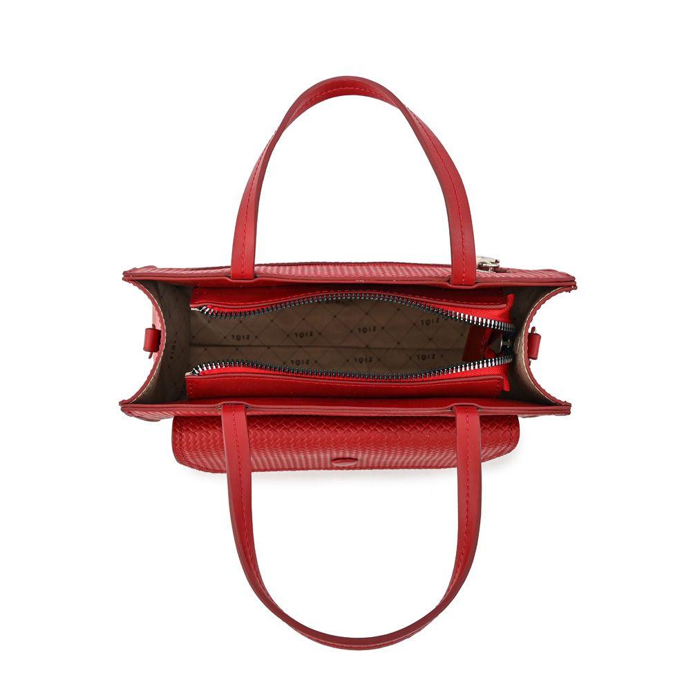 Cartera dos asas mediana jofi rojo-3