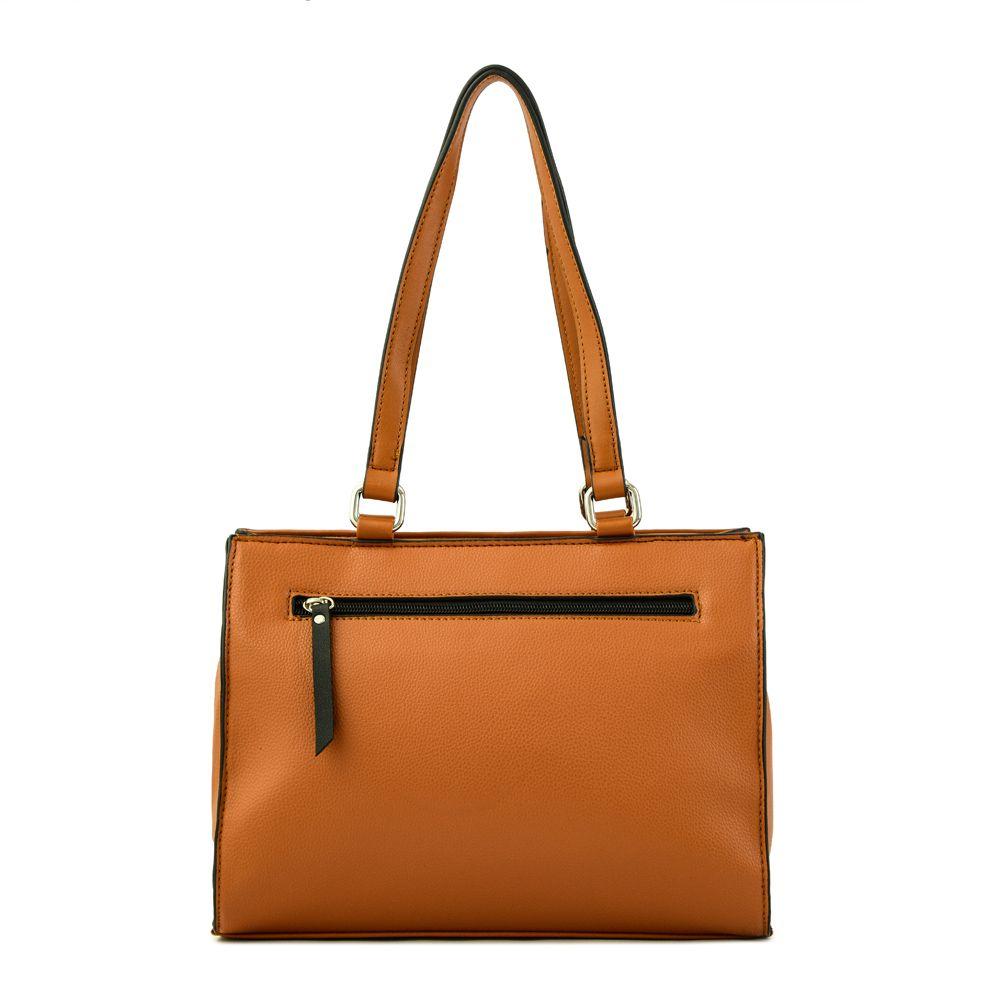 Cartera dos asas mediana dalal café-2