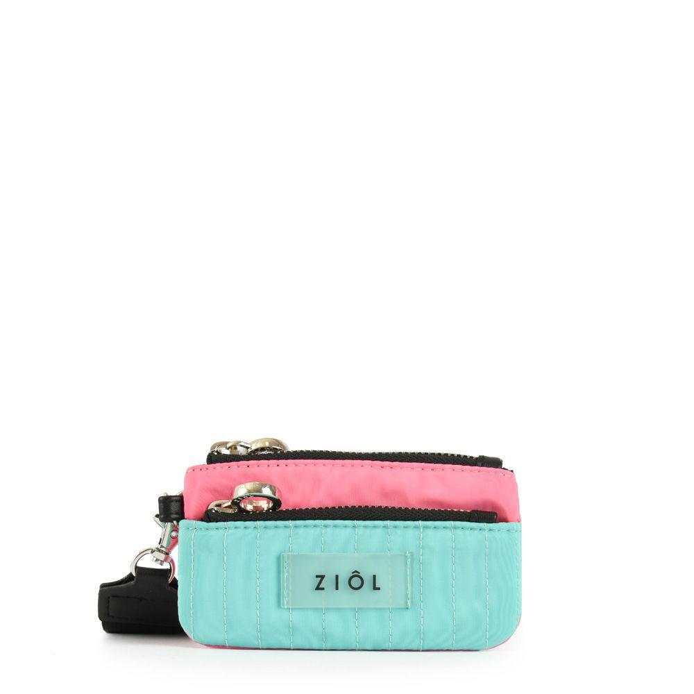 Monedero rectangular pequeña pradis verde agua-0